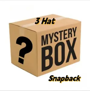 Mystery Hat Box - Pick three random flat brim trucker hats - Mystery birthday gift, friend gift, mystery box challenge,choose 3 of 64 random hats
