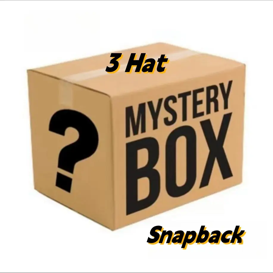 Mystery Hat Box - Pick three random flat brim trucker hats - Mystery birthday gift, friend gift, mystery box challenge,choose 3 of 64 random hats