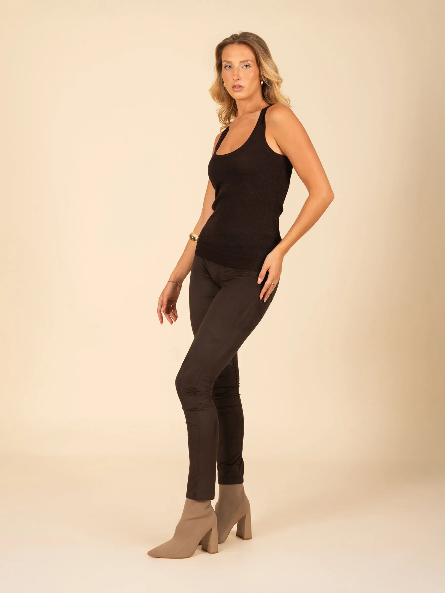 Suede Leggings