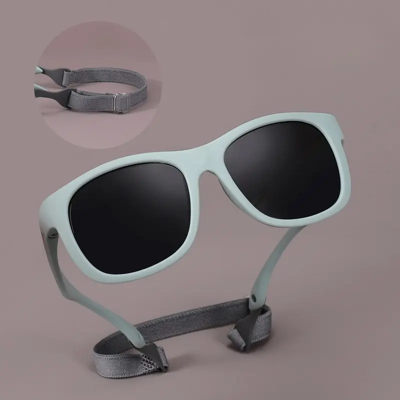 Baby Sunglasses for 0-3 Years Old, 2026 New Flexible Silicone Frame Toddler Sunglasses, UV Protection Outdoor Shades for Infants & Kids summerwins,summerwins Beach,camping essentials