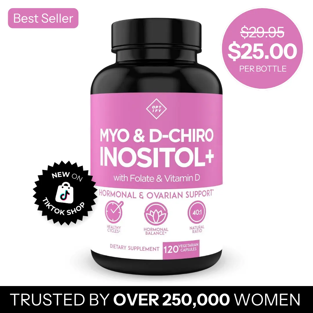 Optify Myo-Inositol & D-Chiro Inositol Supplement for Women’s Hormonal ...