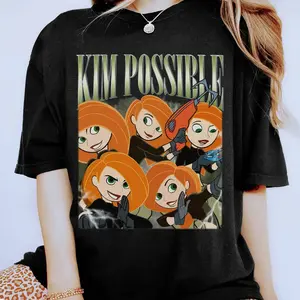 Kim Possible Shirt | Vintage Kim Possible Shirt | Kim Possible Bootleg Shirt | Retro Kim Possible Shirt #cartoon #familymatching #vacationoutfit #retrovibes #streetwearstyle #graphictee #viralshirt