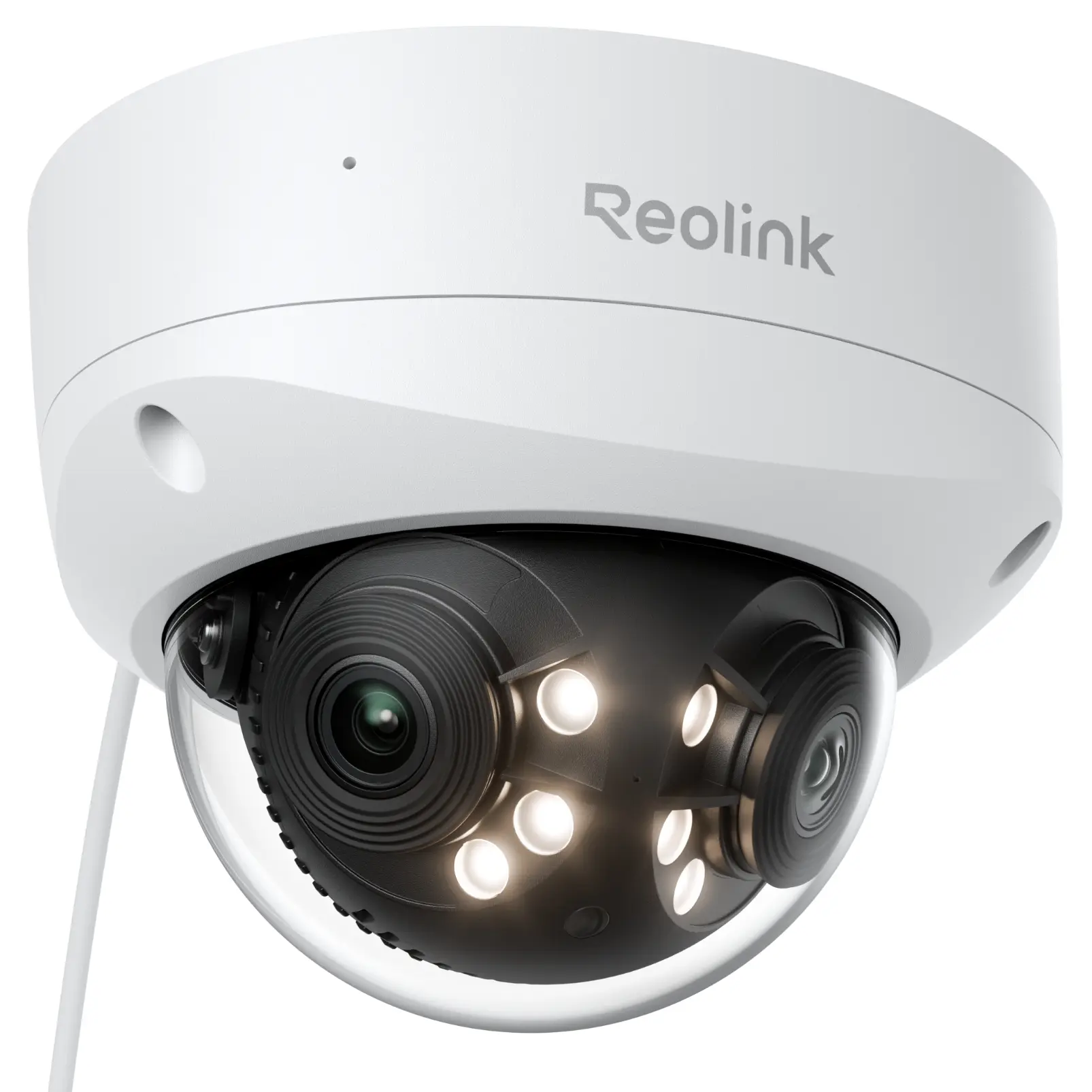 Reolink Duo 3V PoE 16MP UHD IK10 Vandal-Proof Security Camera, 180° Motion Track, Color Night Vision, 24/7 Recording, IP67 Weatherproof