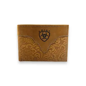 Men's Ariat Bi-Fold Wallet - Floral Embossed