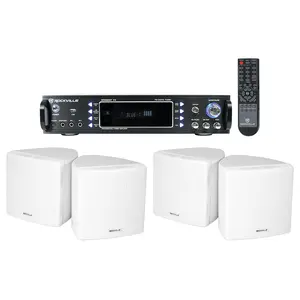 RPA60BT 2-Pack + Cube White Speakers Bundle