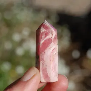 2in 32g Genuine Rhodochrosite Crystal Tower, Argentina