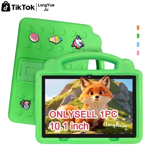 10.1-Inch Kids Tablet with Parental Controls, Drop-Proof Cover, Iwawa Software, Dual Camera, Learning & Entertainment, Father's Day Gift