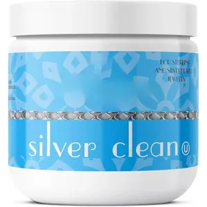 Silver Cleaner and Tarnish Remover for Silver Jewelry, Dipping Basket Included - Great for Sterling Silver and Silver Plate, 7oz