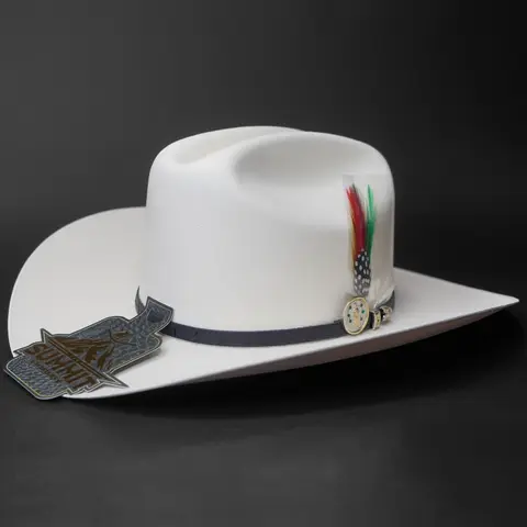 Summit 5000X Edicion San Judas Chaparral Style Telar Brim 3.5" Cowboy Hat Sombrero Short Crown 4 1/2"