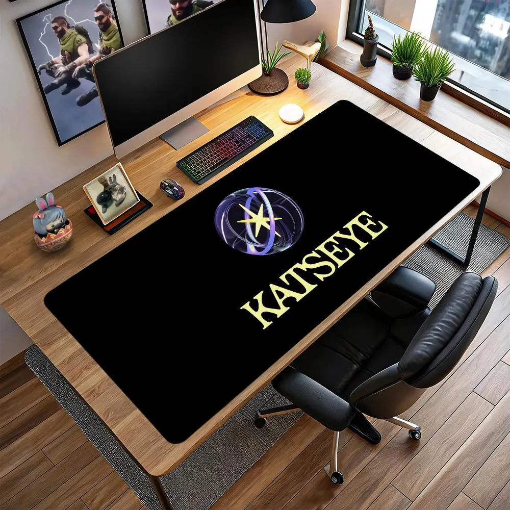 POP KATSEYE Mouse Pad Large gaming mat,extended desk pad,custom anime mousepad,RUB mouse mat,non slip surface
