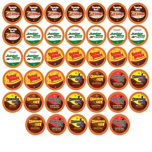 Two Rivers Coffee Tootsie Roll Candy Flavored Hot Chocolate K-Cup Pods Variety Pack