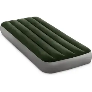 Dura-Beam Prestige Downy Air Mattress: Fiber-Tech - Jr Twin - 10in Bed Height - 300lb Weight Capacity - Pump Sold Separately