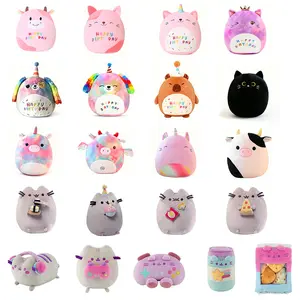 Soft Cute Birthday Plush Pillow Cute Stuffed Animal Toy For Home Decoration And Play weighted stuffed animal dolls baby dolls plushies stuffed animals