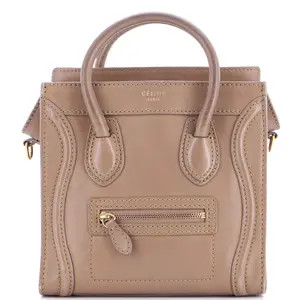Pre-owned Celine material Messenger Bags Luggage Bag Smooth Leather Nano by Rebag