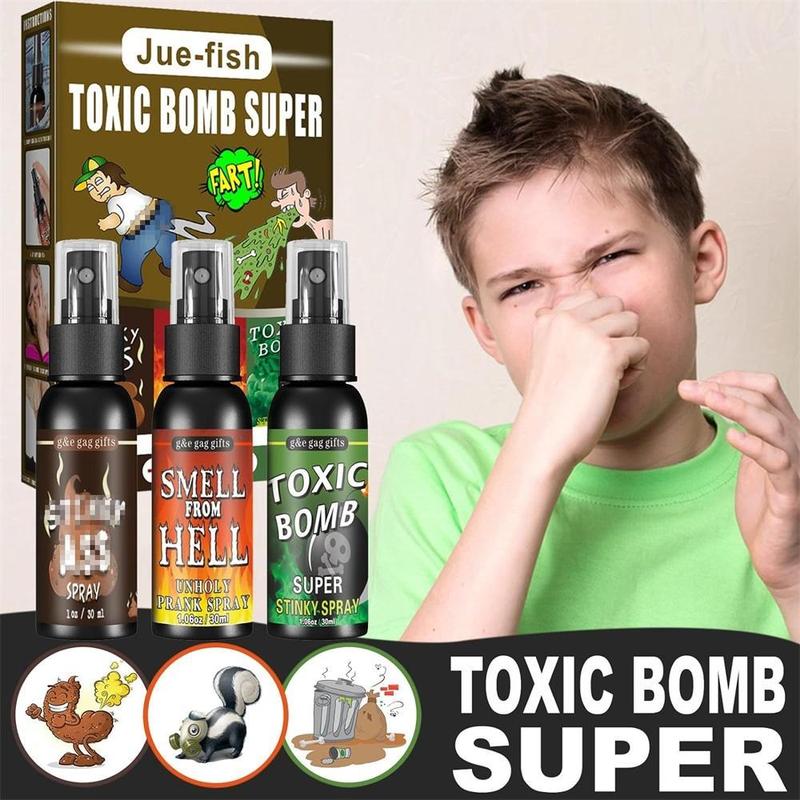 30ml Fart Gag Spray Prank Joke Plastic Stinky Gas Party Supplies Terrible Stinky Fart Spray for Adults Kids Halloween Funny Toys