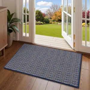 [HomeEssentialsRestock] HEBE Washable Front Door Mat, Super Absorbent & Stain Resistant Pet-Friendly Indoor Door mat, Low Profile Non-Slip Washable Backing for Entryway, Kitchen, Laundry, High Traffic