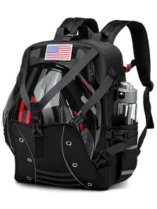 Motorcycle Helmet Backpack, Large Capacity Multifunction Helmet Backpack, Helmet Storage Cycling Bag, Motorcycle Accessories Helmet Storage Backpack, Motorbike