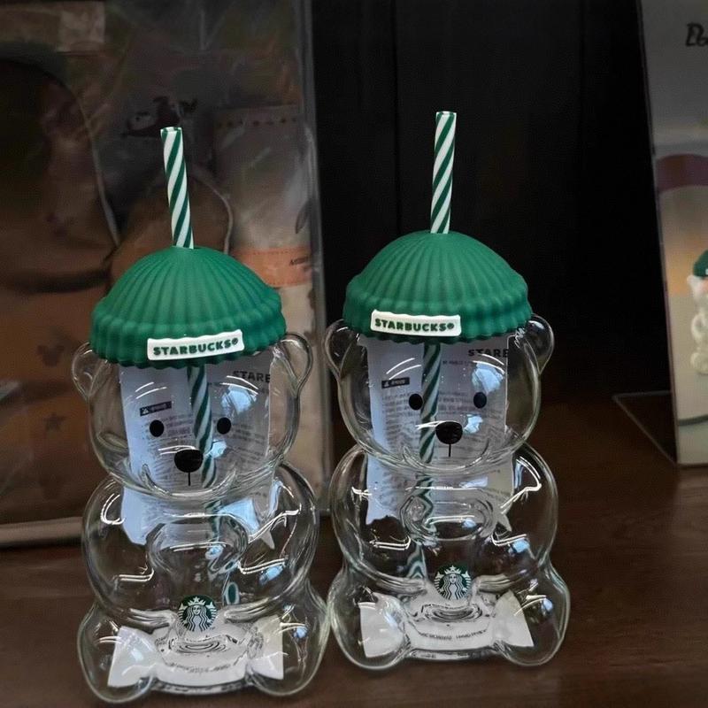 Starbucks 2026 Glass Bearista Cup 591ml  Limited Edition Bear Tumbler gift new