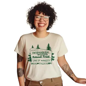Wishabish Woods National Park Tshirt, Funny Tee