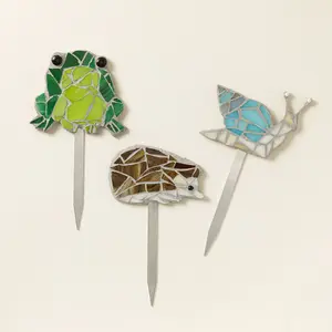DIY Stained Glass Mosaic Plant Stake Kit