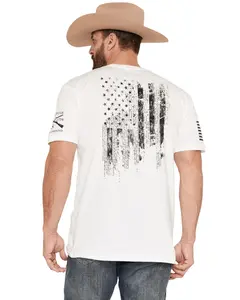 Grunt Style Men's 1776 Flag Short Sleeve Graphic T-Shirt Big - Gs5199-Big