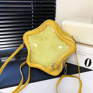 RIVERICH Ita bag Japanese cute pain bag anime sweetcool hot girl star mini backpack soft girl versatile messenger bag Cross Body Bags Crossbody Bags