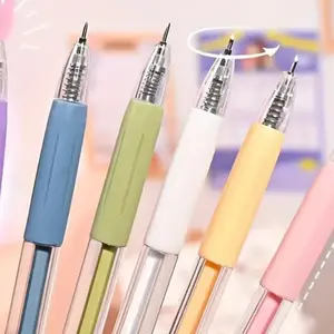 2pcs Random Color Creative Knife Pen, Student DIY Hand Cutter, Morandi Color Precision Craft Tool, Paper Scrapbook Cutting Tool, Cutting Supplies, Paper Cutters