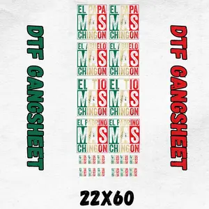 Mexicanos Chingones Gangsheet (22x60)