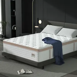 FlexPedic 14'' Firm Hybrid Mattress - Queen, Gel Memory Foam, Pocket Springs for Pressure Relief & Motion Isolation, Ergonomic Bedding Modern