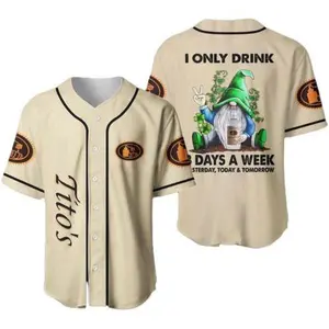 Gnome Tito Handmade Baseball Jersey sold by Nepali Gold high quality, comfortable, favorite shirt, baseball jersey, clothers seasons, gift