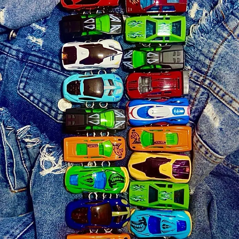 Toy Sports Car Belt - Colorful Collection of Mini Cars for Play and Display