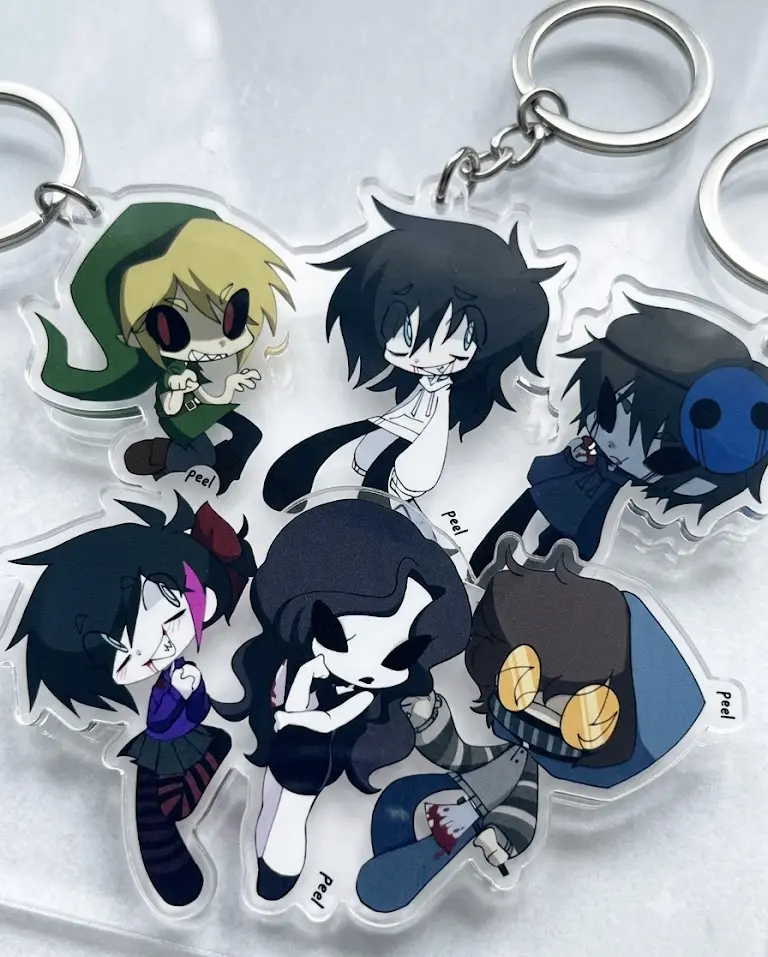 CREEPYPASTAS 1 Acrylic Keychain -  Great For Daily Use Or As Thoughtful Little Gifts For Your Friends And Yourself