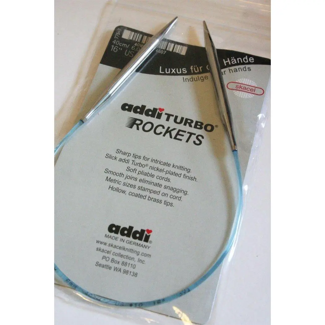 Addi Rocket 16" (40 cm) Circular Knitting Needles