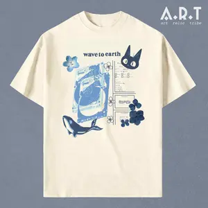 Wave to Earth Graphic Tee – Kpop Indie Band T-Shirt, Aesthetic Korean Music Merch, Vintage Streetwear Top for Men & Women