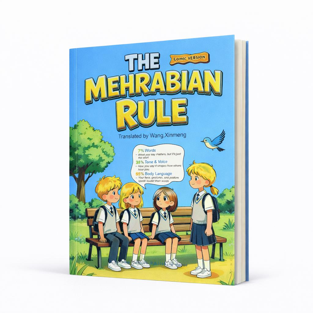 The Mehrabian Rule (Comic Version) – Body Language & Communication Skills Book for Kids & Teens