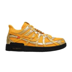 Off-White x Nike Air Rubber Dunk 'University Gold'