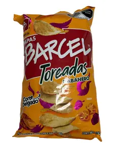 Barcel Toreadas Habanero – Mexican Habanero Flavored Potato Chips – 6 oz (170 g)