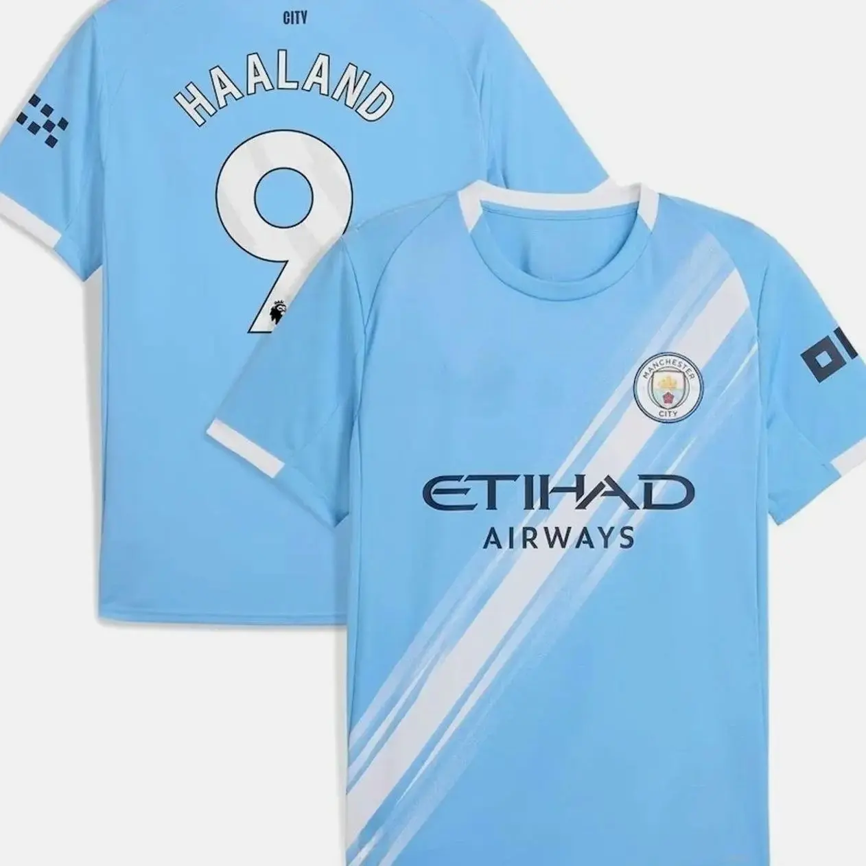 Unisex Sky Blue Football Jersey Match Day Fan Top 2025 2026