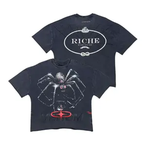 Vie+Riche T-Shirt - Arachnophobia - Black - VR1512