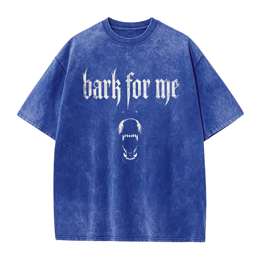 Washed T-shirt-Blue