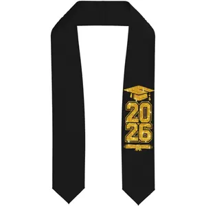 Graduation Stole for The Class of 2026, a Stylish And Charming Sash Perfect for Unisex Adult Graduates. Ideal for Graduation Ceremonies, Commemorative Events, And Photo Opportunities, Suitable for Master'S And Doctoral Gowns