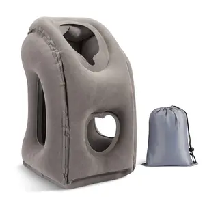 Inflatable Travel Pillows for Airplane, Blow Up Neck Pillow for Sleeping, Airplane Travel Essentials for Long Flight Support Head, Neck and Lumbar, Used for Car/Bus/Train/Office Rest, Adults Kids