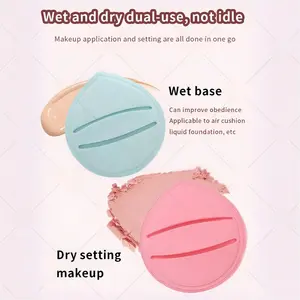 Macaron Makeup Sponge Set, Ultra Soft Thick Foundation Applicator, Suitable for Liquid Foundation, Bb Cream, Loose Powder, Wet & Dry Use