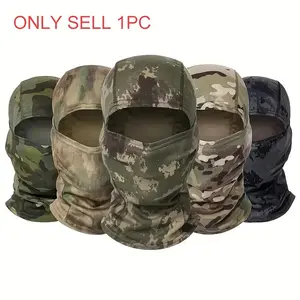 Tactical Balaclava Face Mask - Outdoor Sports & Cycling Gear with Dust Protection & UV Defense, Camouflage Summer Wear for All Seasons, Outdoor Dustproof Mask, Athletic Face Masks