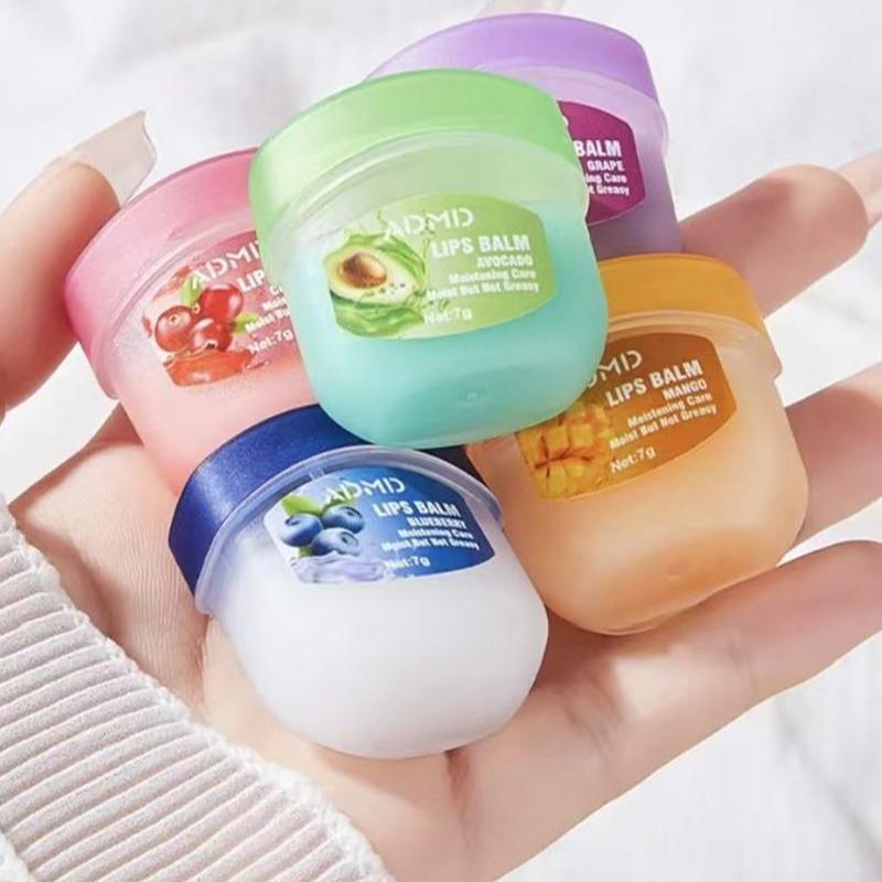 Moisturizing Lip Care Mask Set, 8 Counts Hydrating Lip Care Gel, Daily Skincare Product for Lip, Skincare Product Summer Gift, Lip Balms, Lip Moisturizer Lasting
