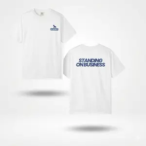 Standing On Business T-Shirt – Oversized Heavyweight Cotton Graphic Tee