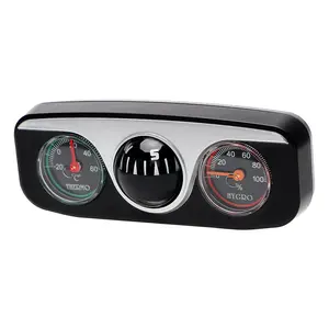 3 In 1 Car Built In Compass Thermometer Hygrometer Dashboard Ornament Interior Decoration Auto Accessories For Trailer Truck Off Road 4x4