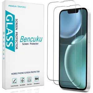 (2 Pack Tempered Glass for iPhone 16e (2025) 6.1 Inch Screen Protector, Anti Scratch, Bubble Free