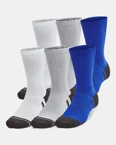 Under Armour Performance Tech™ Unisex 6-Pack Crew Socks Under Armour Performance Tech™ Unisex 6-Pack Crew Socks