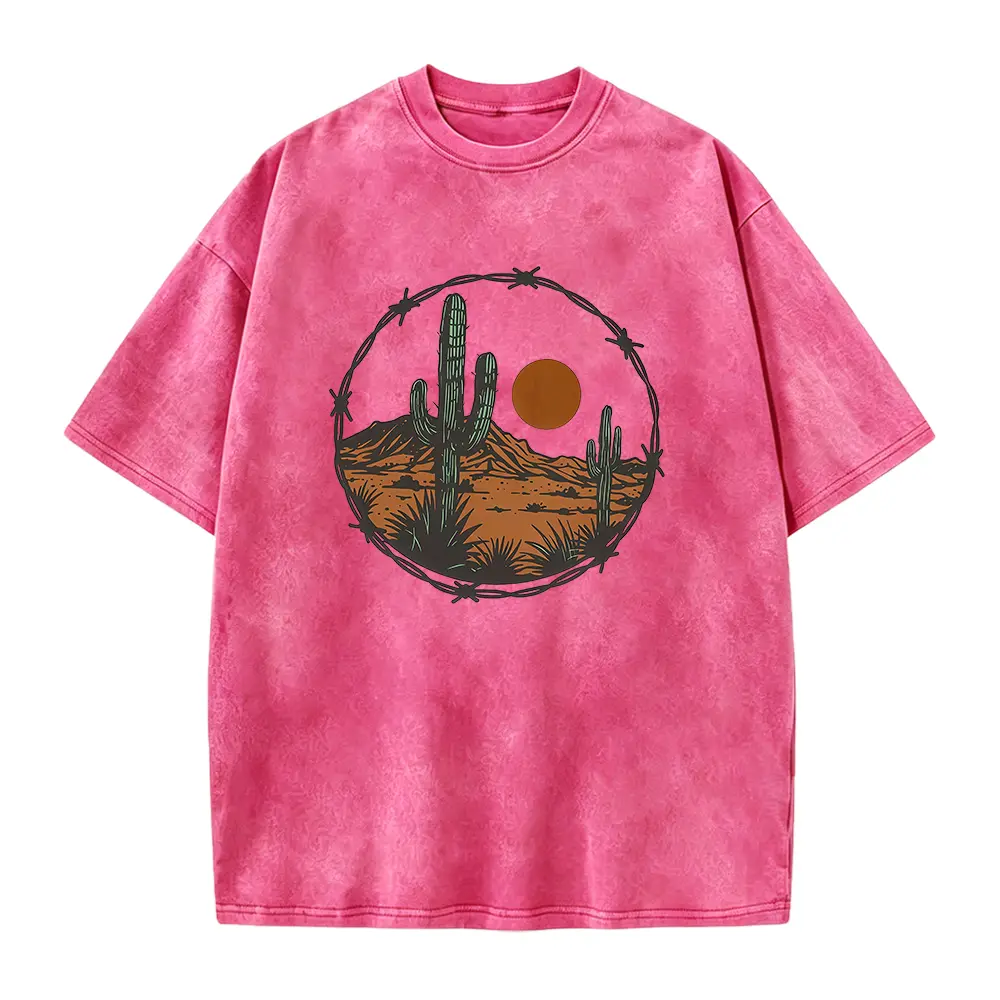 Cactus Desert Graphic Tee: Arizona Nature Lover Shirt